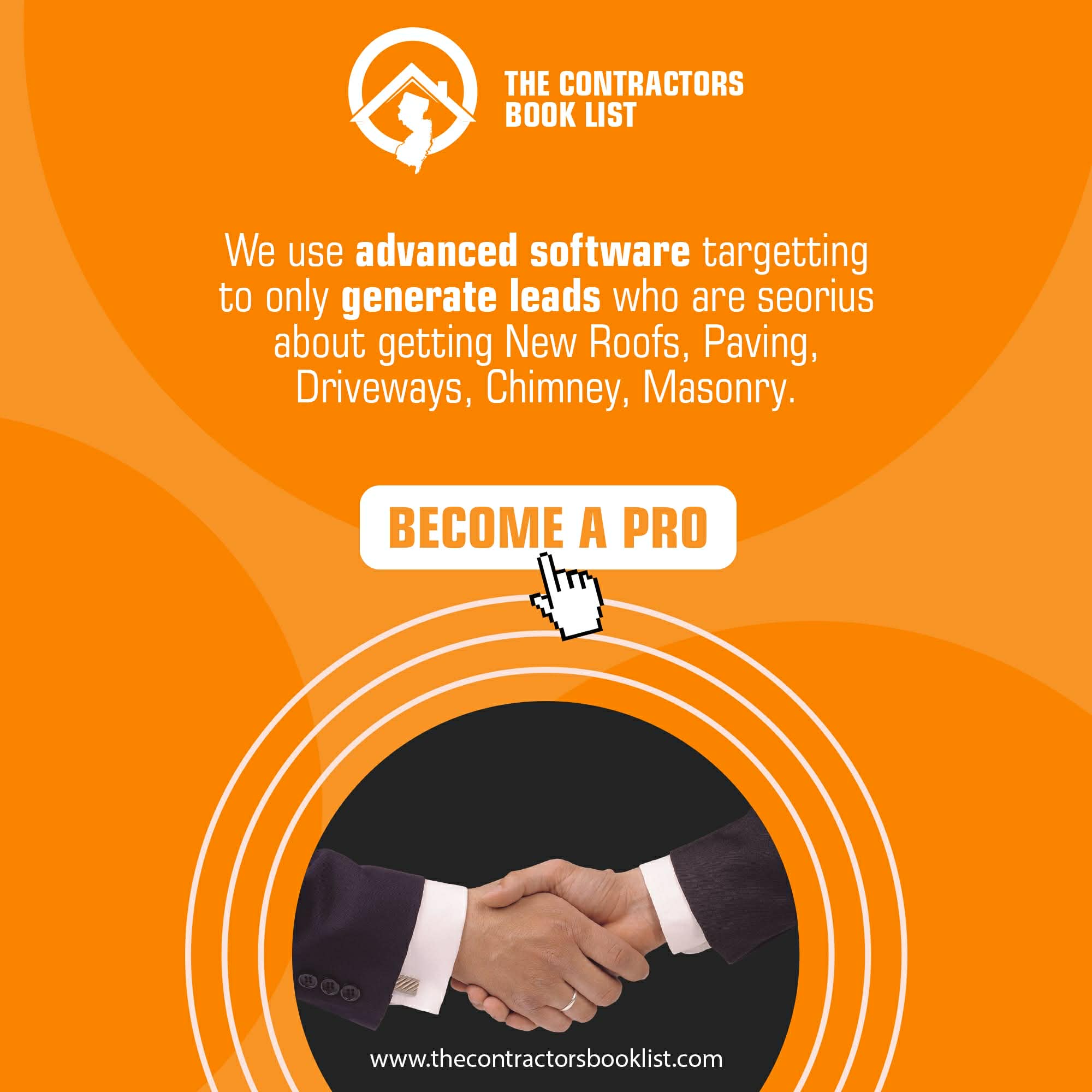 Contractor profile on Booklist Network