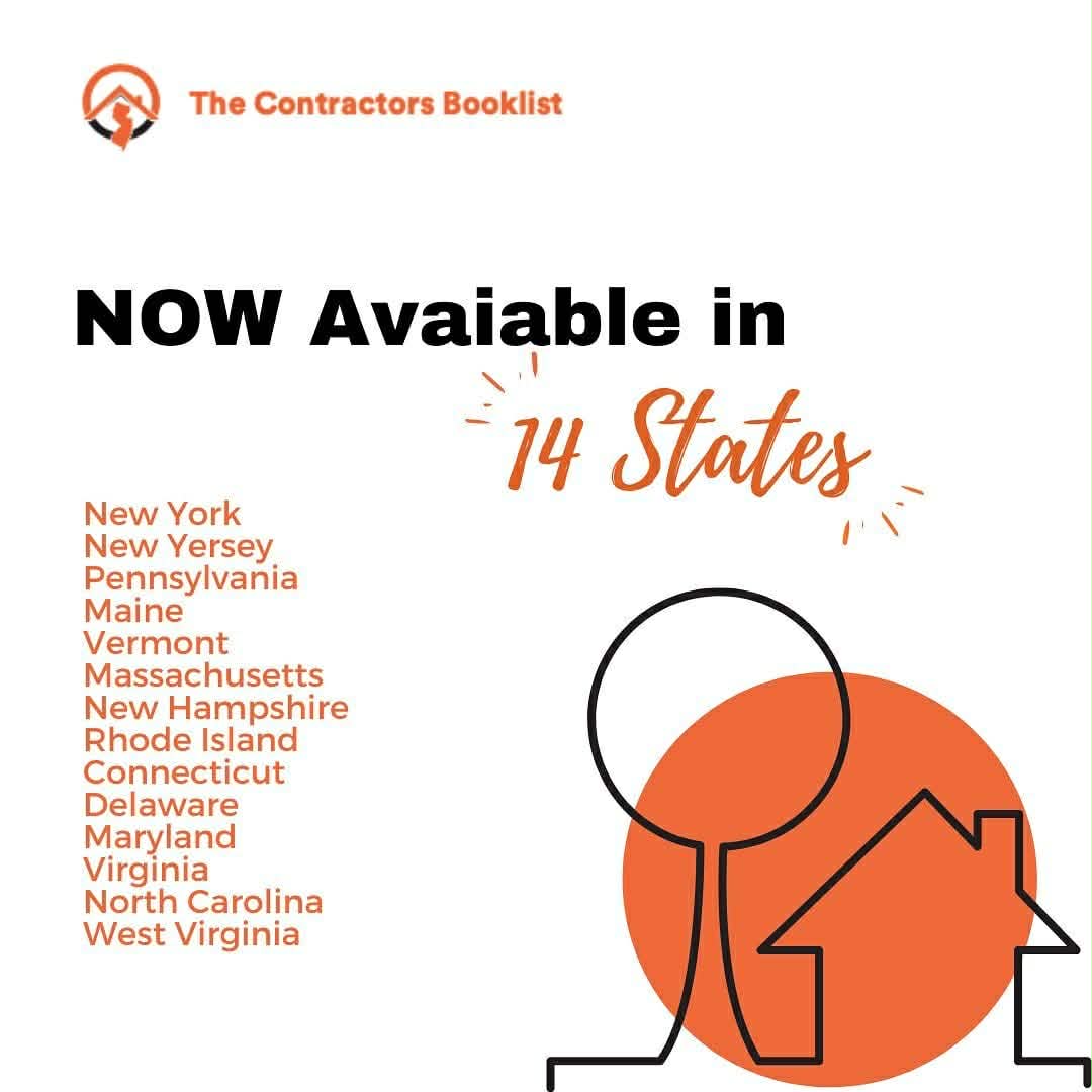 Contractors Booklist serving 14 states